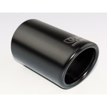 Embout d'échappement Ulter Sport - Rond 70mm - Longueur 120mm - Montage 40-60mm - Inox Noir