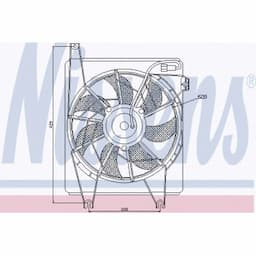 Ventilateur, refroidissement du moteur