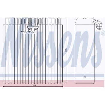 Evaporateur climatisation