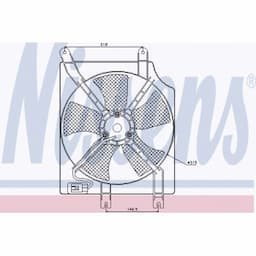 Ventilateur, refroidissement du moteur