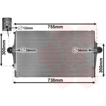 Intercooler, échangeur 59004137 International Radiators