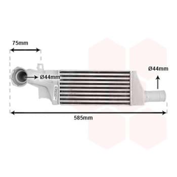 Intercooler, échangeur 37004404 International Radiators