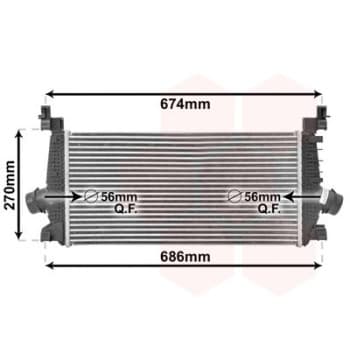 Intercooler, échangeur 37004548 International Radiators