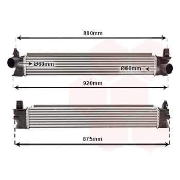 Intercooler, échangeur 17014713 International Radiators