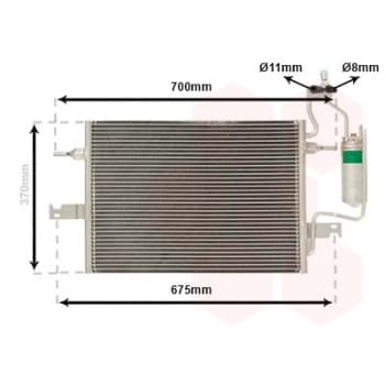 Condenseur, climatisation 37015349 International Radiators