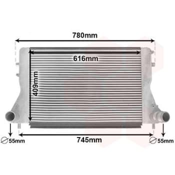 Intercooler, échangeur 03004386 International Radiators