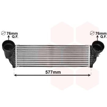 Intercooler, échangeur 06004543 International Radiators