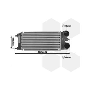 Intercooler, échangeur *** IR PLUS *** 18004701 International Radiators