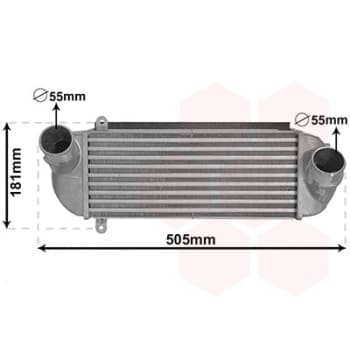 Intercooler, échangeur 82014702 International Radiators