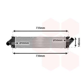 Intercooler, échangeur 18004480 International Radiators