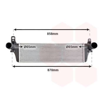 Intercooler, échangeur 58004313 International Radiators