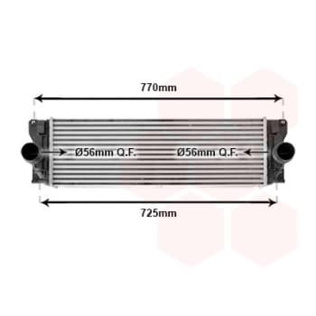 Intercooler, échangeur 30004582 International Radiators