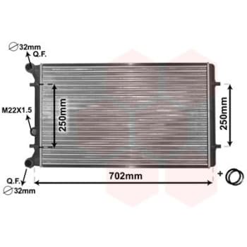 Radiateur, refroidissement du moteur *** IR PLUS *** 03002155 International Radiators Plus