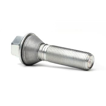 H&R Boulon de roue conique avec anneau mobile M14x1,25 - Longueur 28mm (ex. BMW)