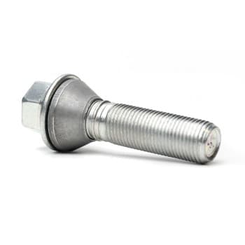 H&R Boulon de roue conique avec anneau mobile M14x1,25 - Longueur 43mm (ex. BMW)