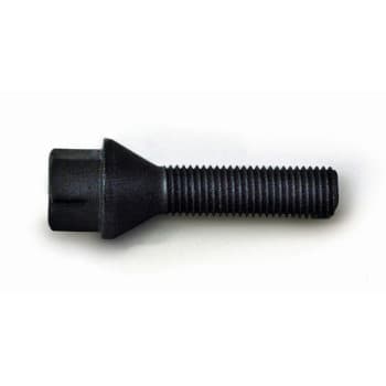 H&R Boulon de roue conique M12x1.50 - Longueur 28mm - Noir