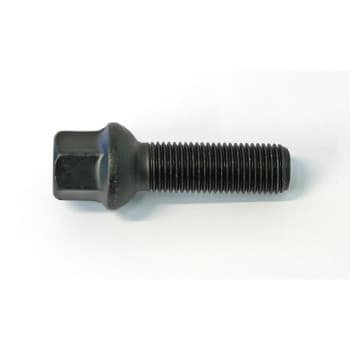 H&R Boulon de roue convexe R13 M14x1.50 - Longueur 28mm - Noir (ex VAG)