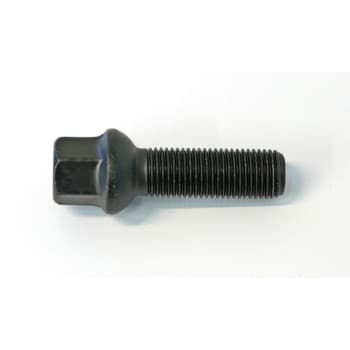 H&R Boulon de roue convexe R13 M14x1.50 - Longueur 31mm - Noir (ex. VAG)