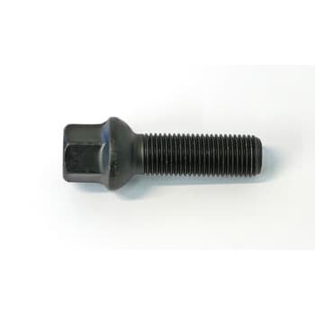 H&R Boulon de roue convexe R13 M14x1.50 - Longueur 33mm - Noir (ex. VAG)