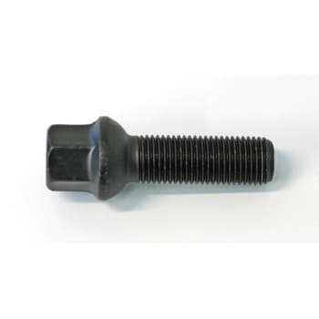 H&R Boulon de roue convexe R13 M14x1.50 - Longueur 39mm - Noir (par exemple Audi S5)
