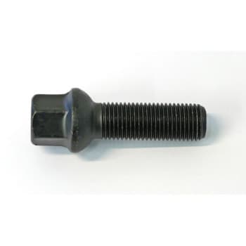 H&R Boulon de roue convexe R13 M14x1.50 - Longueur 48mm - Noir (par exemple Audi S5)