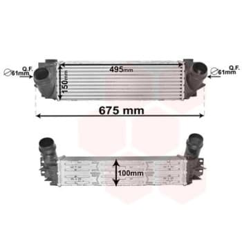 Intercooler, échangeur 06004457 International Radiators