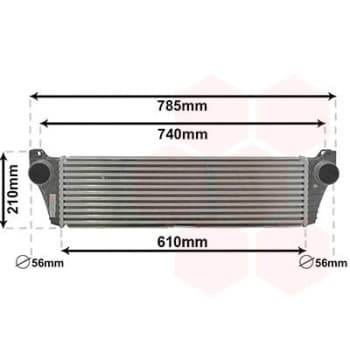 Intercooler, échangeur 30014701 International Radiators