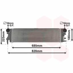 Intercooler, échangeur 30014700 International Radiators