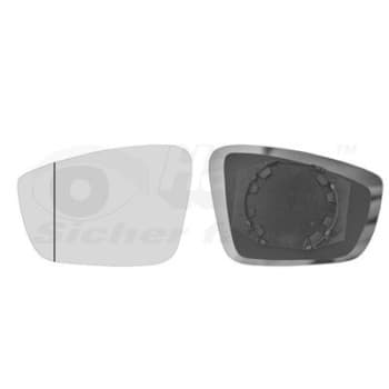 Verre de rétroviseur, rétroviseur extérieur HAGUS 5701831