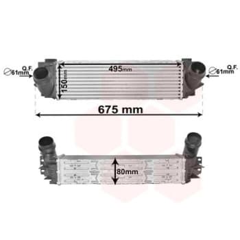 Intercooler, échangeur 06004463 International Radiators