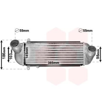 Intercooler, échangeur 82004212 International Radiators