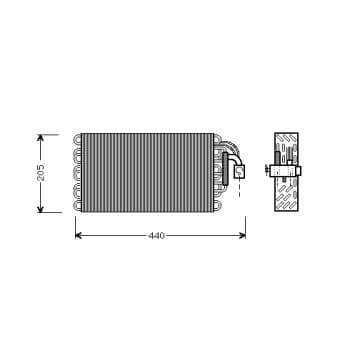 ÉVAPORATEUR DE CLIMATISATION