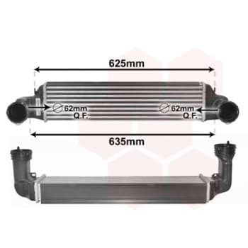 Intercooler, échangeur 06004280 International Radiators