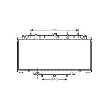 Radiateur, refroidissement du moteur 13002246 International Radiators