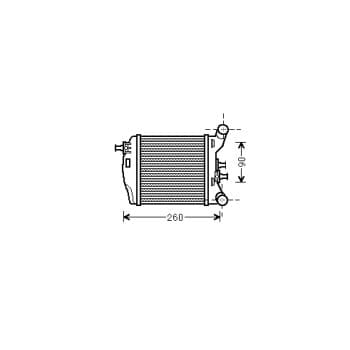 Intercooler, échangeur 17004376 International Radiators