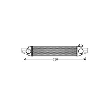 Intercooler, échangeur 17004388 International Radiators