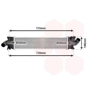 Intercooler, échangeur 18004366 International Radiators