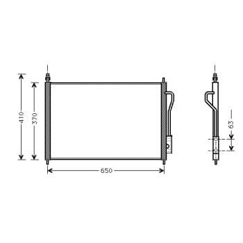 Condenseur de climatisation 18005268 International Radiators Plus