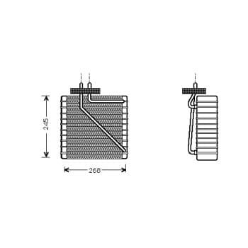 Evaporateur climatisation