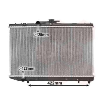 Radiateur, refroidissement du moteur 53002227 International Radiators