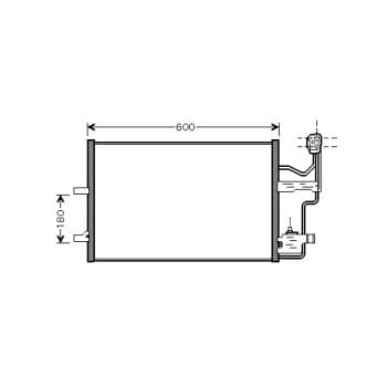 Condenseur, climatisation 27005184 International Radiators