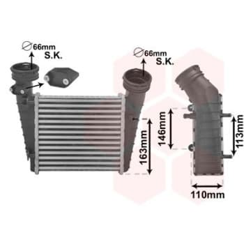 Intercooler, échangeur *** IR PLUS *** 58004238 International Radiators Plus