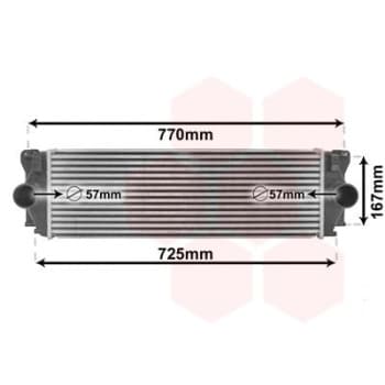 Intercooler, échangeur 30004396 International Radiators