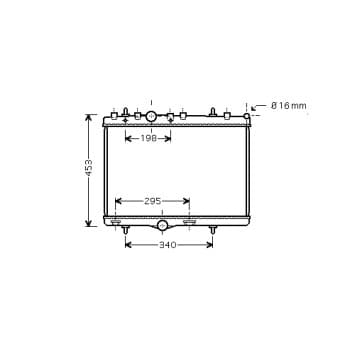 Radiateur, refroidissement du moteur *** IR PLUS *** 40002255 International Radiators Plus