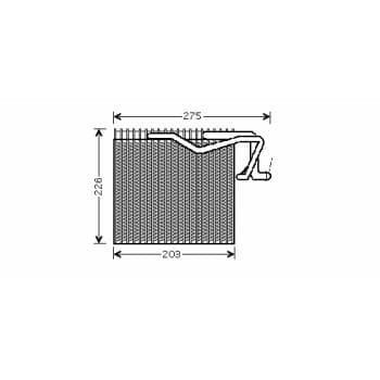 Evaporateur climatisation
