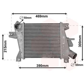 Intercooler, échangeur 13014702 International Radiators