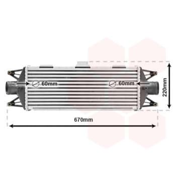 Intercooler, échangeur 28004045 International Radiators