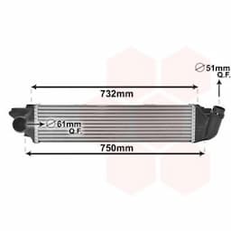 Intercooler, échangeur 37004622 International Radiators