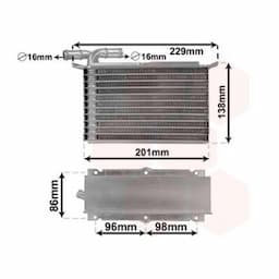 Intercooler, échangeur 58014703 International Radiators