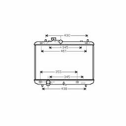 Radiateur, refroidissement du moteur 52002083 International Radiators